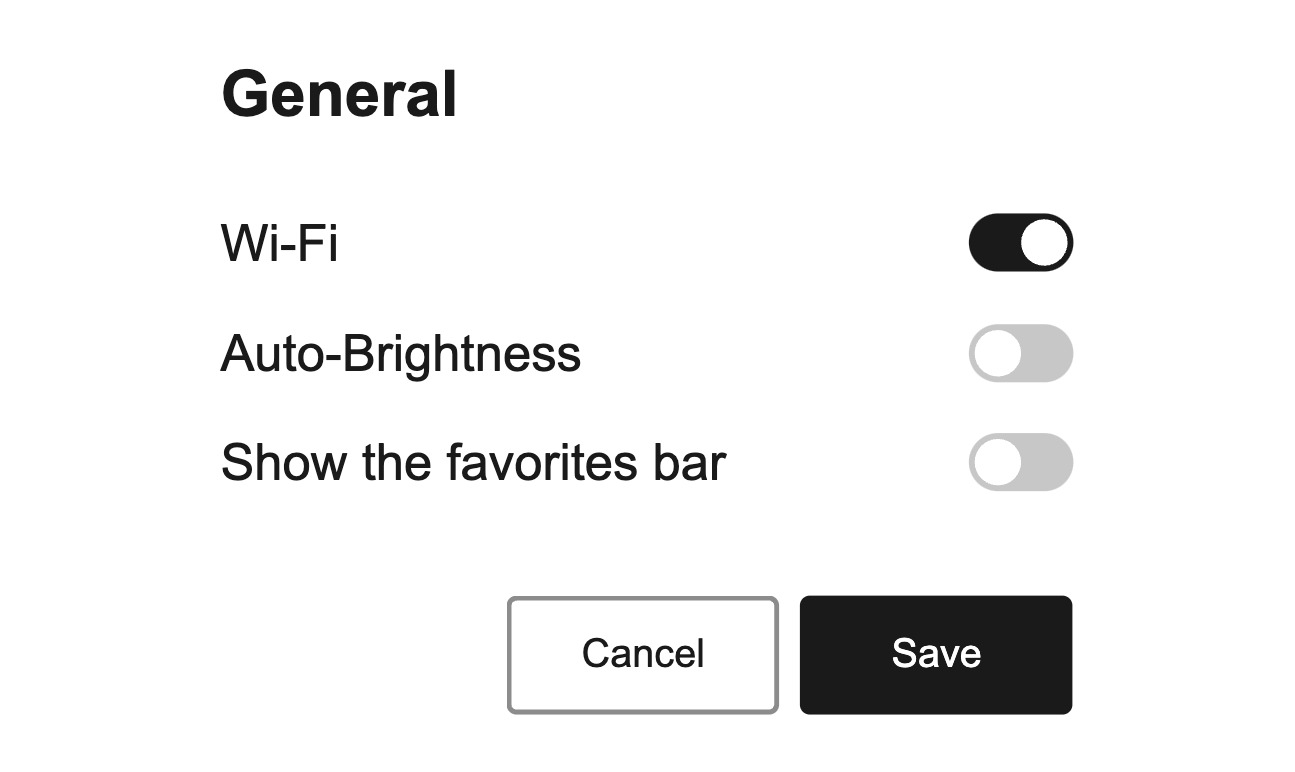 Don't use save actions with switches.